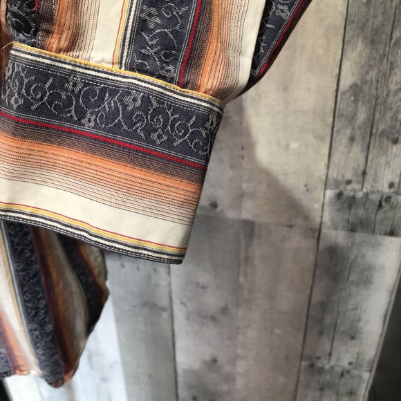 Sobrino - Mens Long Sleeve Button Up Medium Shirt - Picture 4 of 8